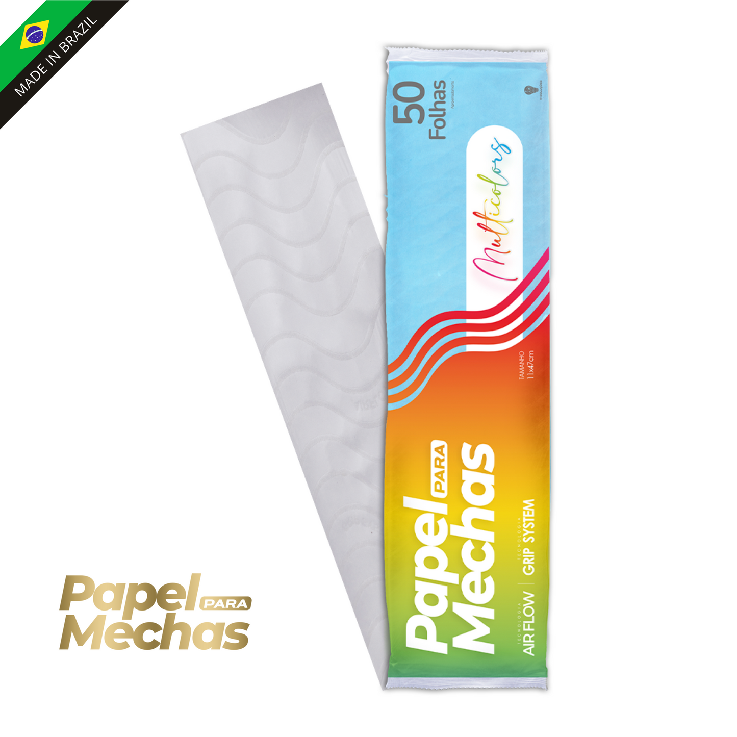 Papel Para Mechas Multicolors
