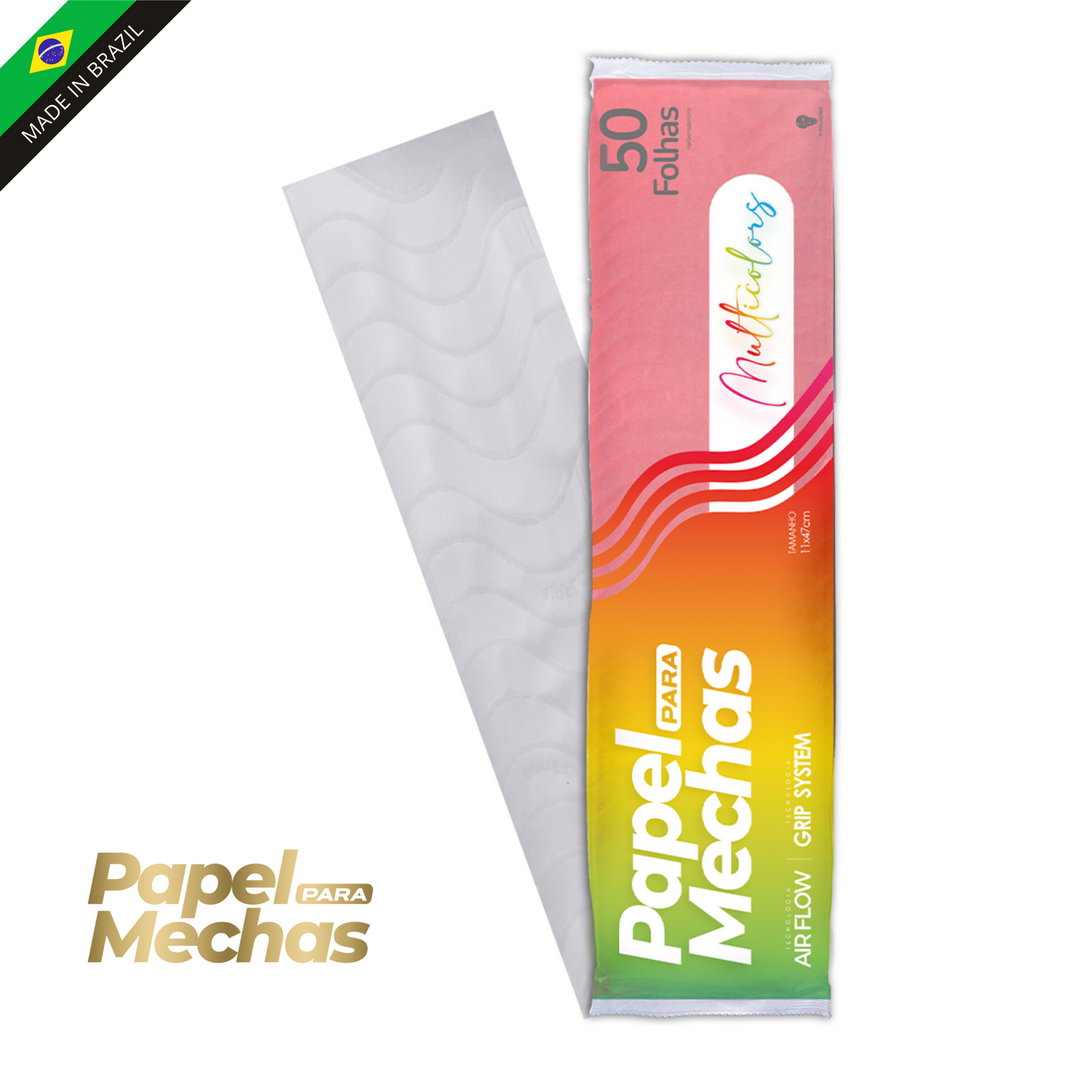 Papel Para Mechas Multicolors