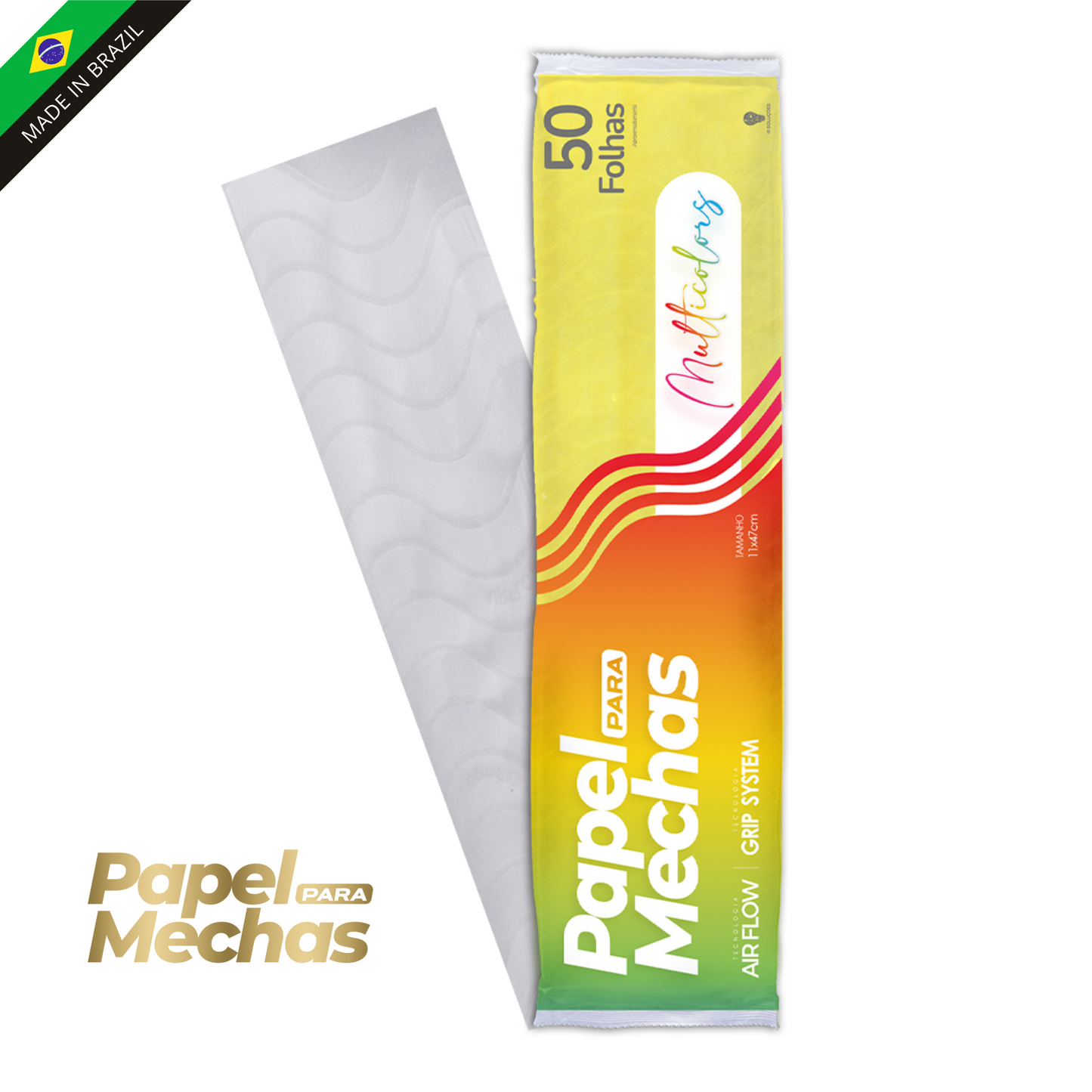 Papel Para Mechas Multicolors